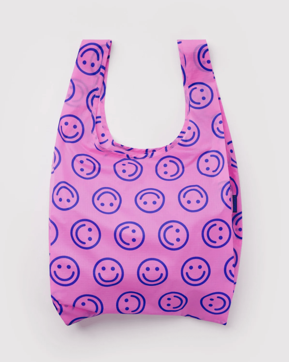 Sac Réutilisable Standard Baggu Pop Pink Happy - Ex-voto