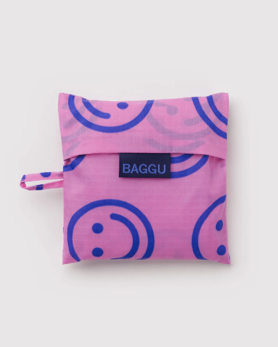 Sac Réutilisable Standard Baggu Pop Pink Happy - Ex-voto