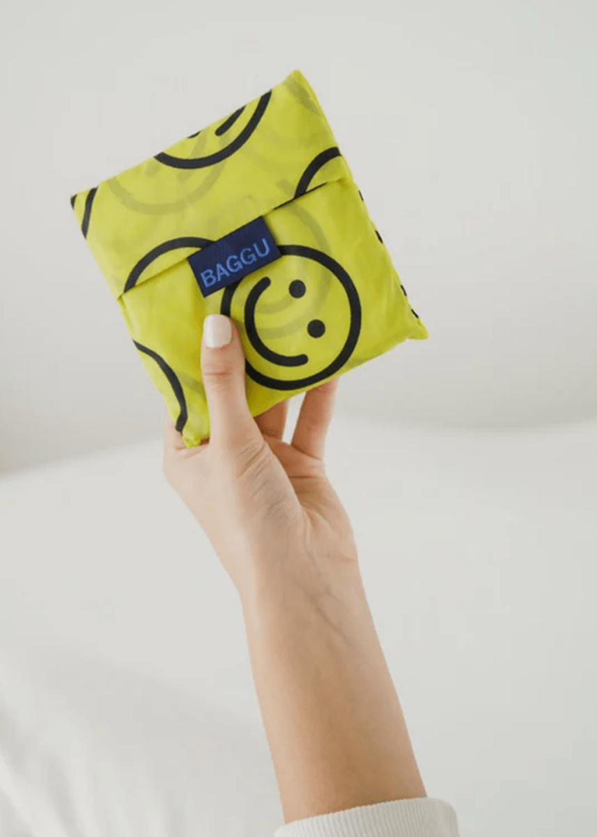 Sac Réutilisable Standard Baggu Yellow Happy - Ex - voto