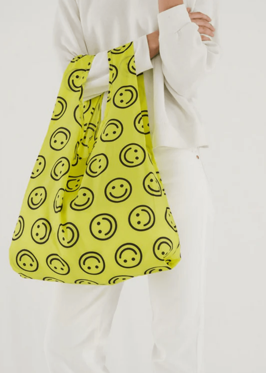 Sac Réutilisable Standard Baggu Yellow Happy - Ex - voto