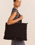 Sac Sander Frill Noir Damson Madder - Ex-voto