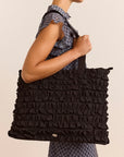Sac Sander Frill Noir Damson Madder - Ex-voto