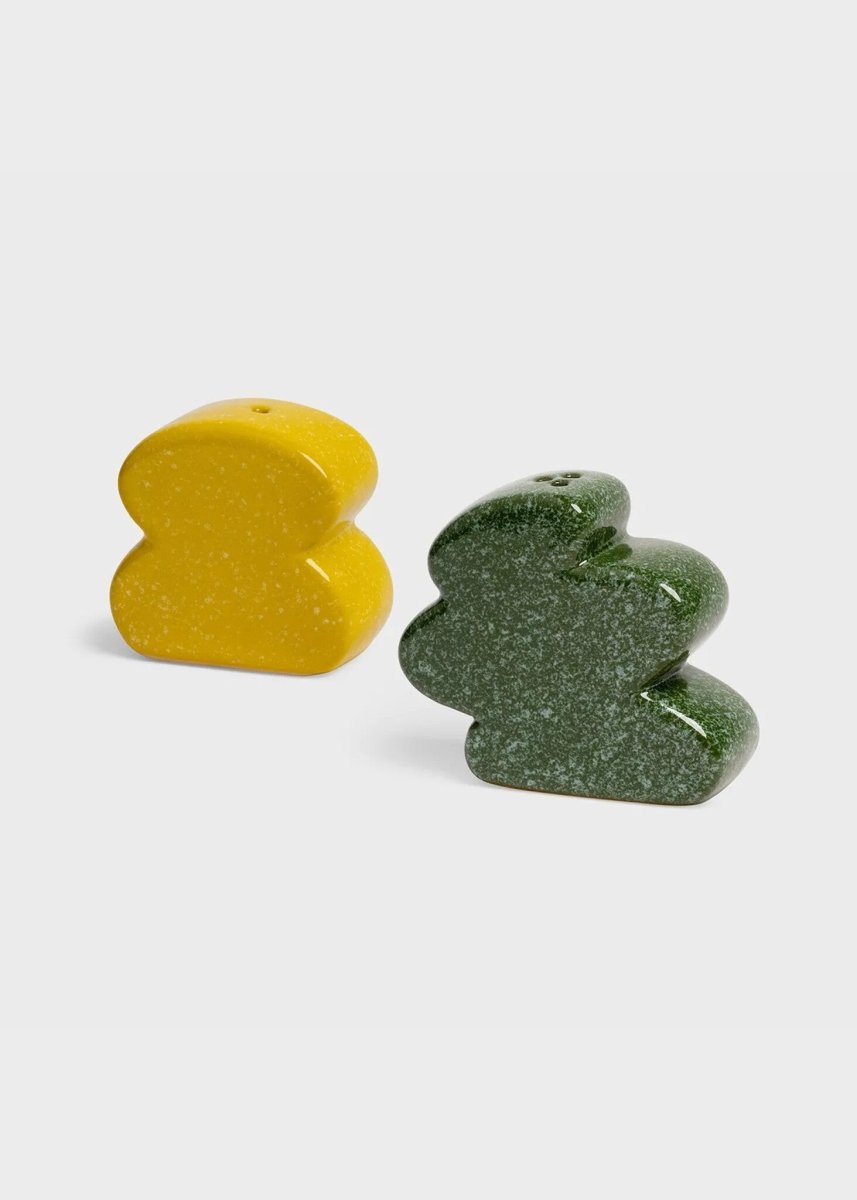 Salière et Poivrière Funky Vert &amp;k - Ex - voto