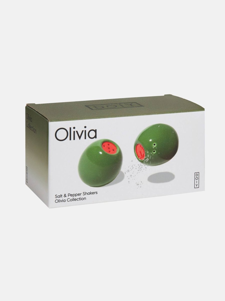Salière et Poivrière Olive DOIY - Ex - voto