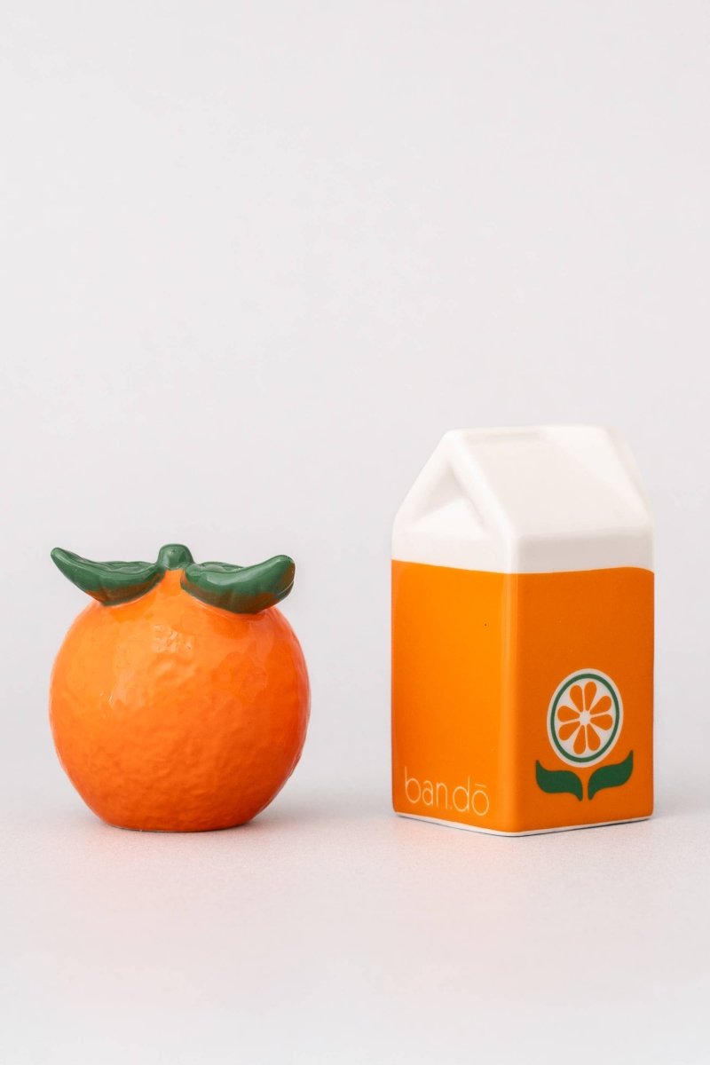 Salière et Poivrière Orange Ban.do - Ex - voto