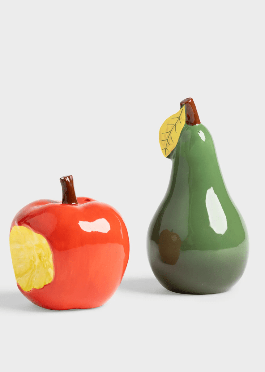Salière et Poivrière Pomme et Poire &Klevering - Ex - voto