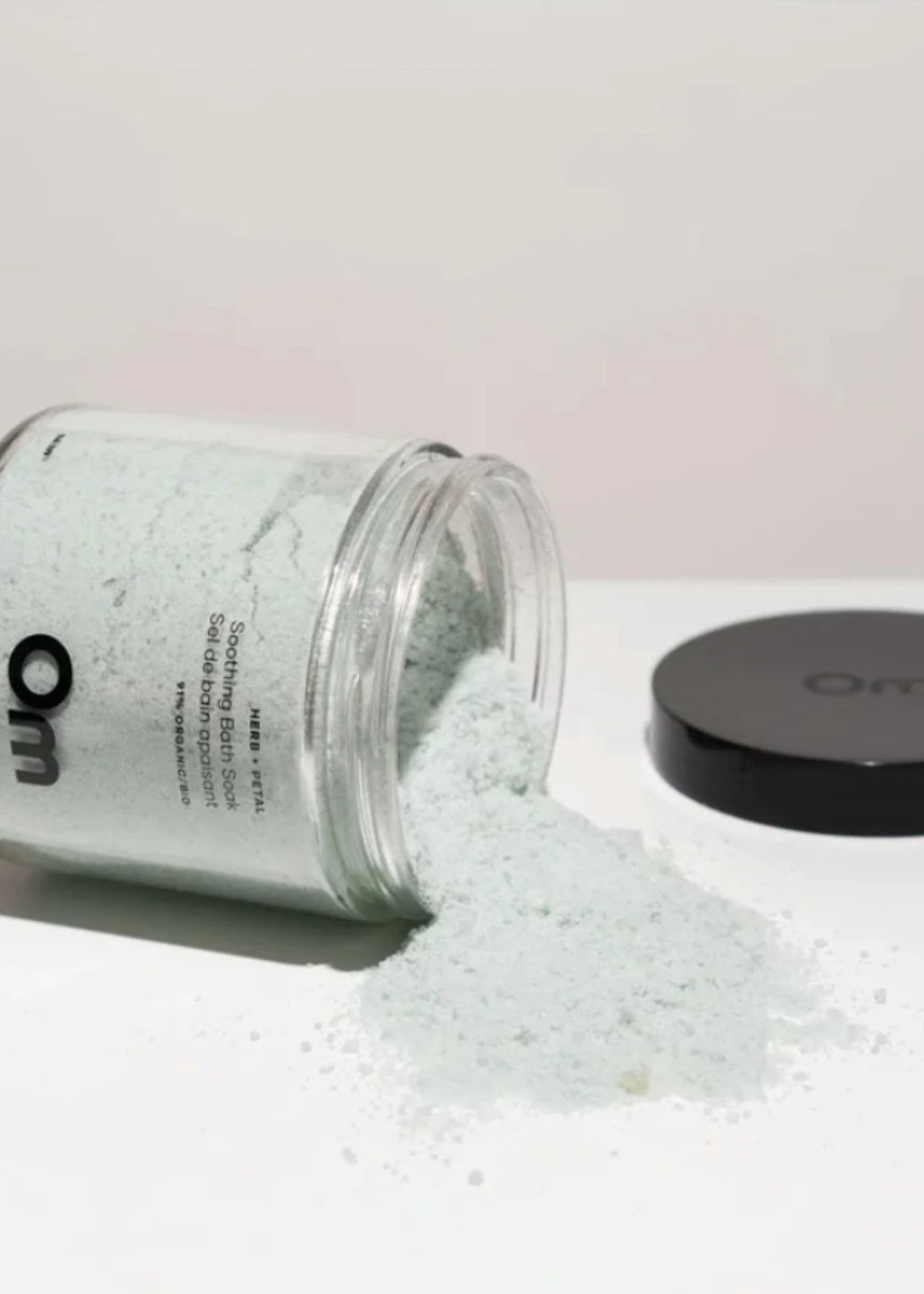 Sel de Bain Apaisant Herbes et Pétales 630g Om Organics - Ex - voto