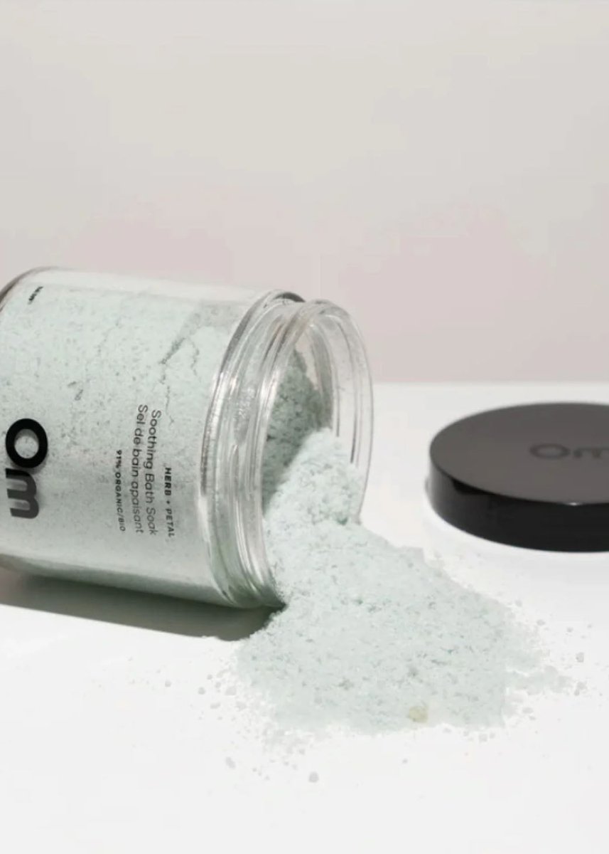 Sel de Bain Apaisant Herbes et Pétales 630g Om Organics - Ex - voto