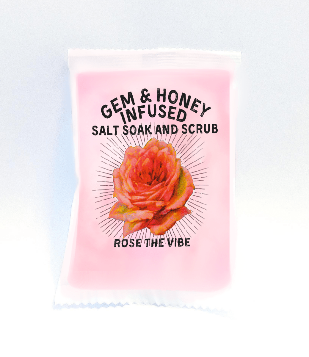 Sel de Bain Exfoliant Rose the Vibe Wild Yonder Studio - Ex - voto