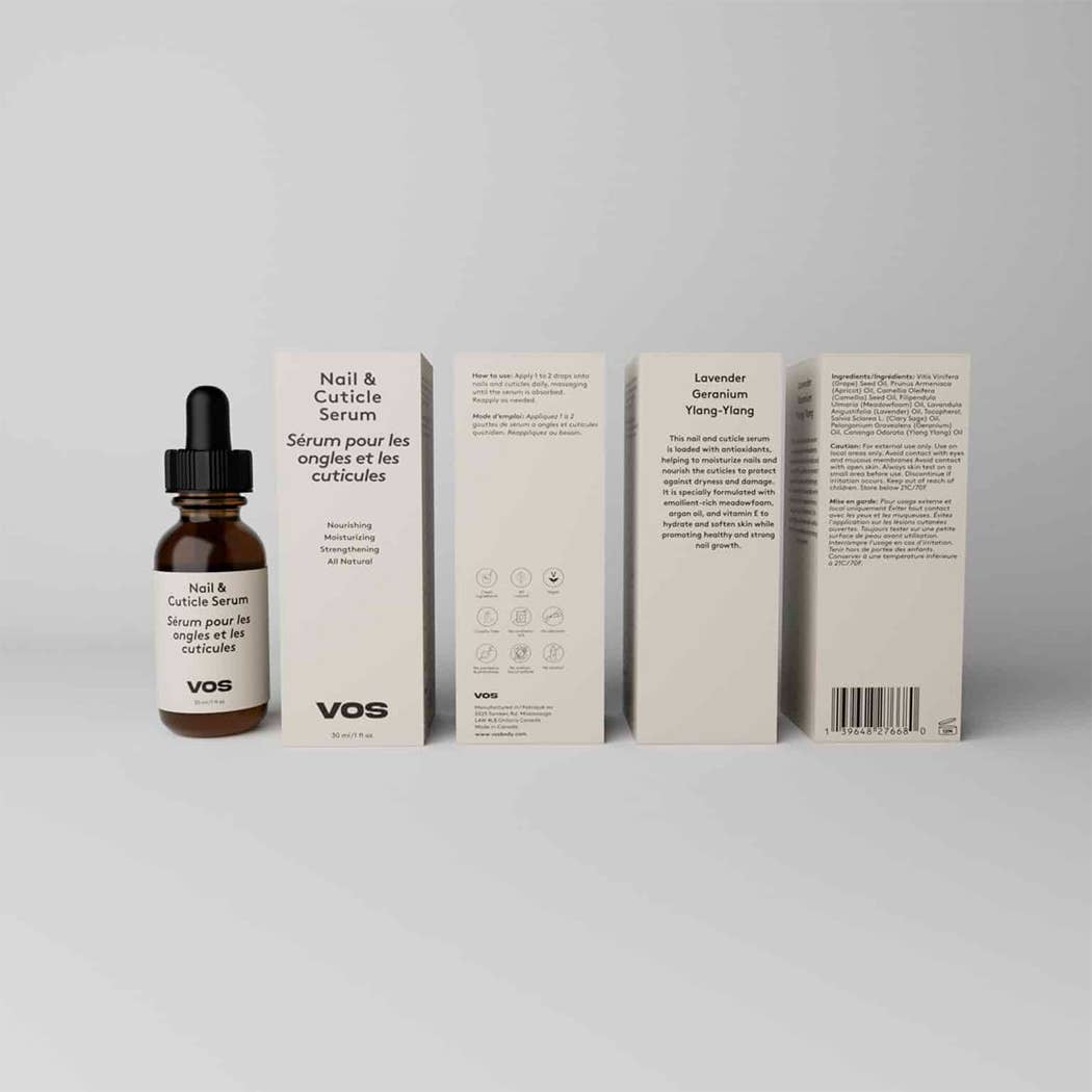 Sérum Ongles et Cuticules Ylang Ylang et Géranium VOS BODY - Ex - voto