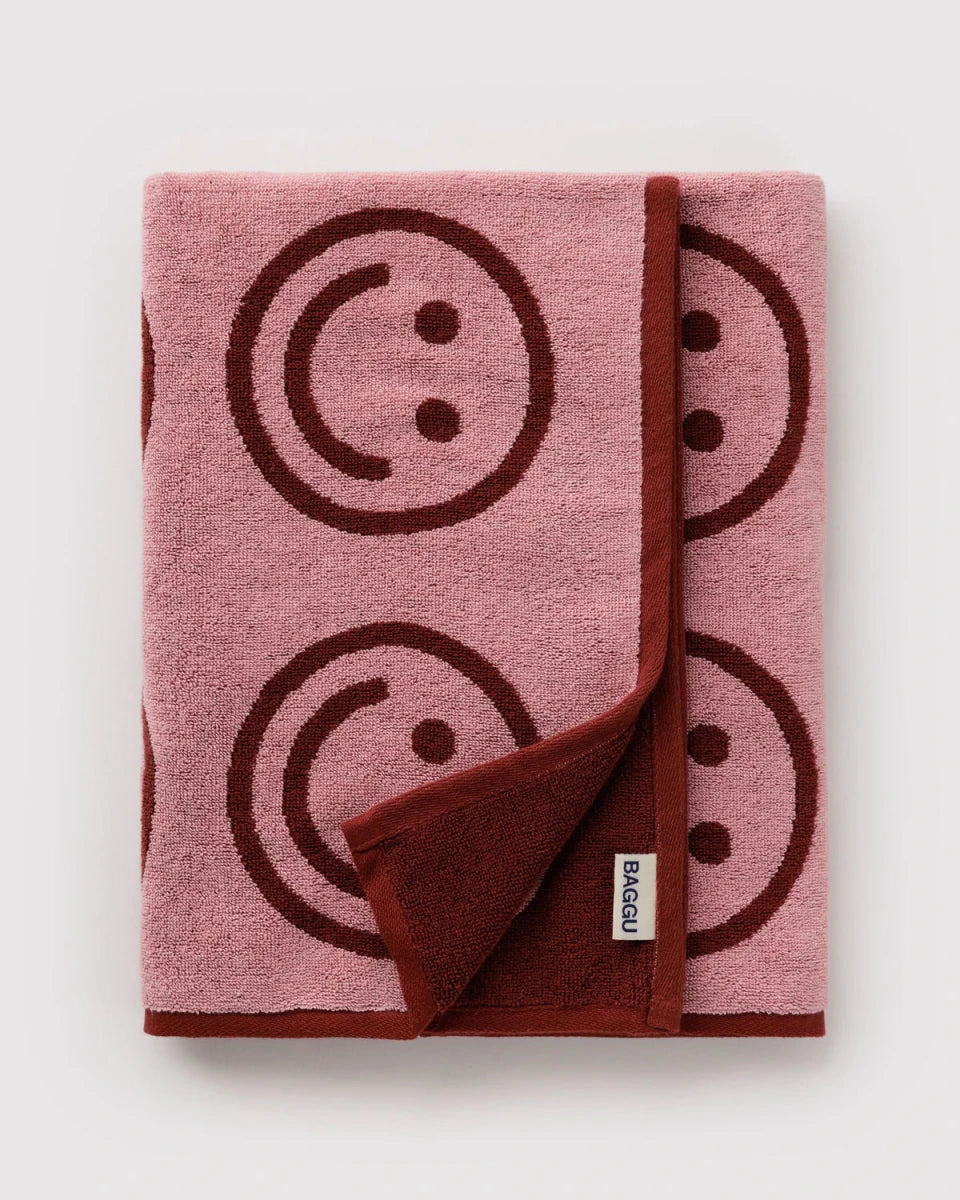 Serviette de Bain Baggu Blush Happy - Ex-voto