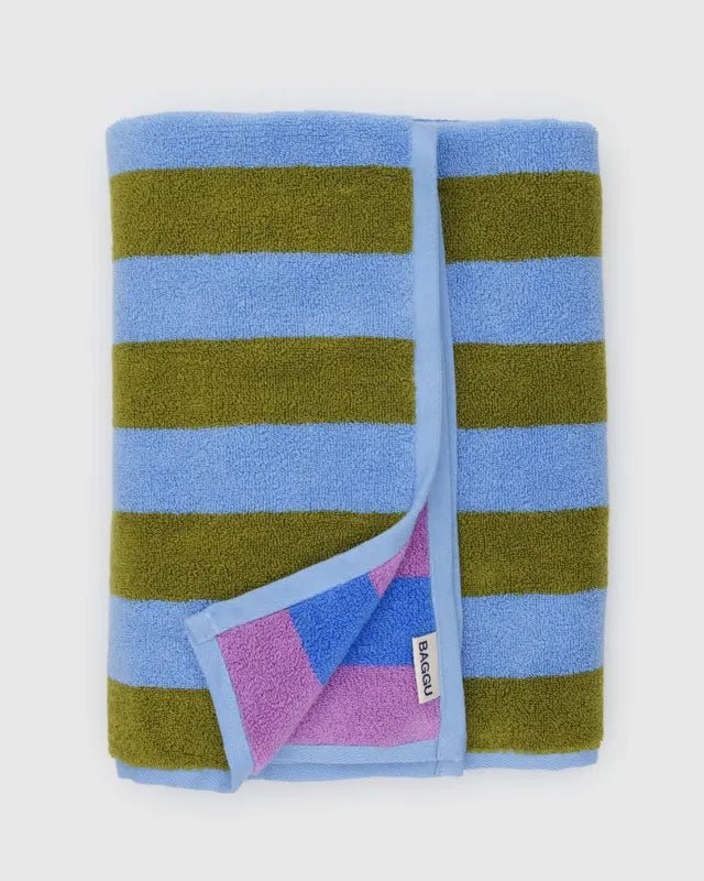 Serviette de Bain Baggu Cabana Stripe Mix - Ex - voto