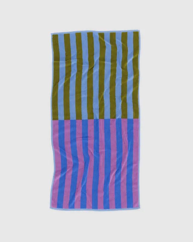 Serviette de Bain Baggu Cabana Stripe Mix - Ex - voto