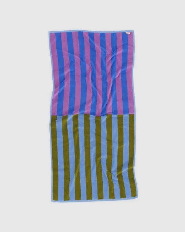 Serviette de Bain Baggu Cabana Stripe Mix - Ex - voto