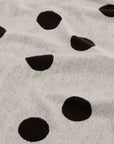 Serviette de Bain Baggu Cream and Black Polka Dot - Ex-voto
