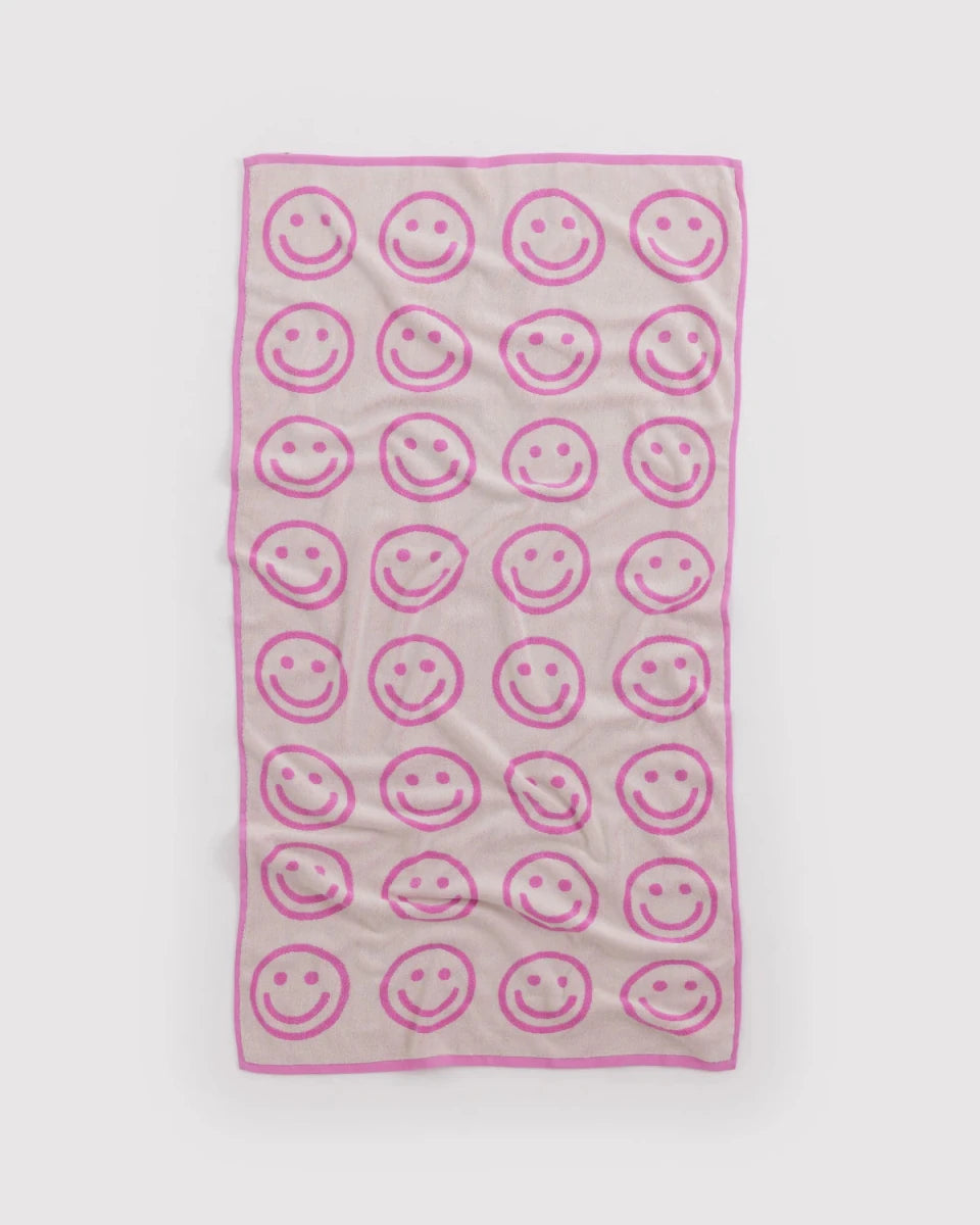 Serviette de Bain Baggu Happy Pink - Ex - voto