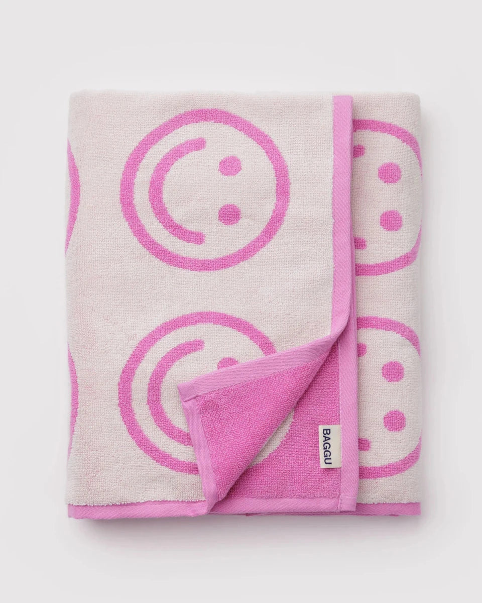 Baggu Maison Baggu Happy Pink Bath Towel