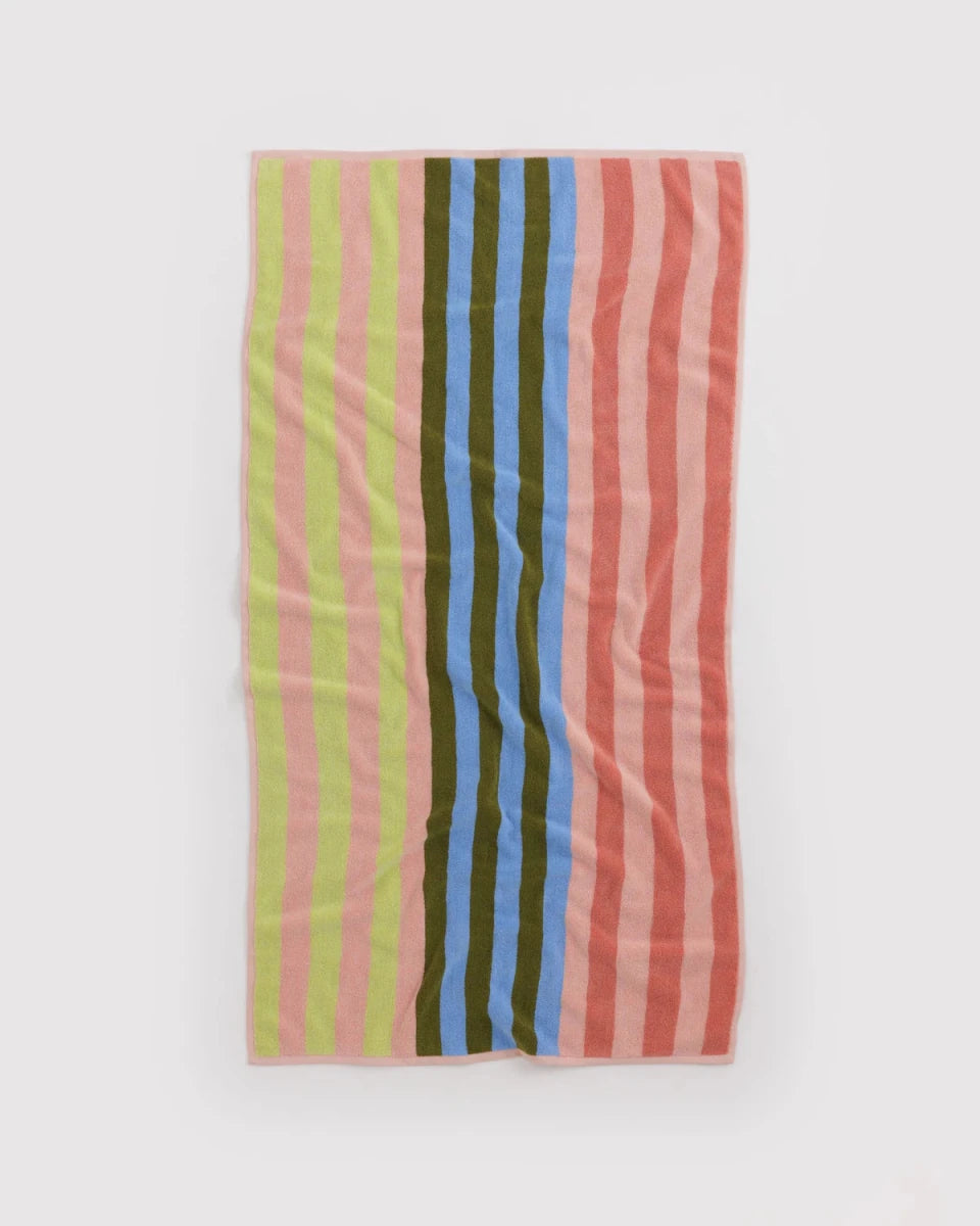 Serviette de Bain Baggu Sherbet Stripe - Ex - voto