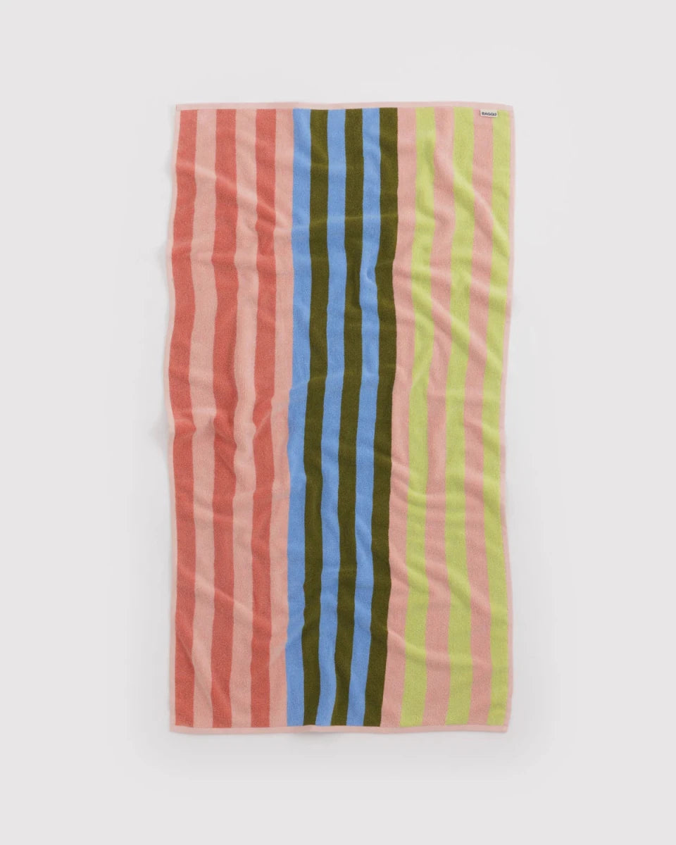 Serviette de Bain Baggu Sherbet Stripe - Ex - voto