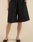 Short Denim Sawtelle Noir NLT - Ex - voto