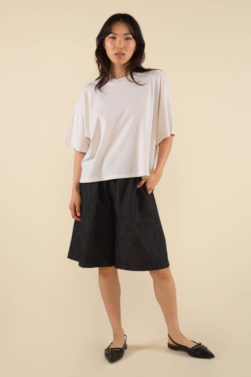 Short Denim Sawtelle Noir NLT - Ex - voto
