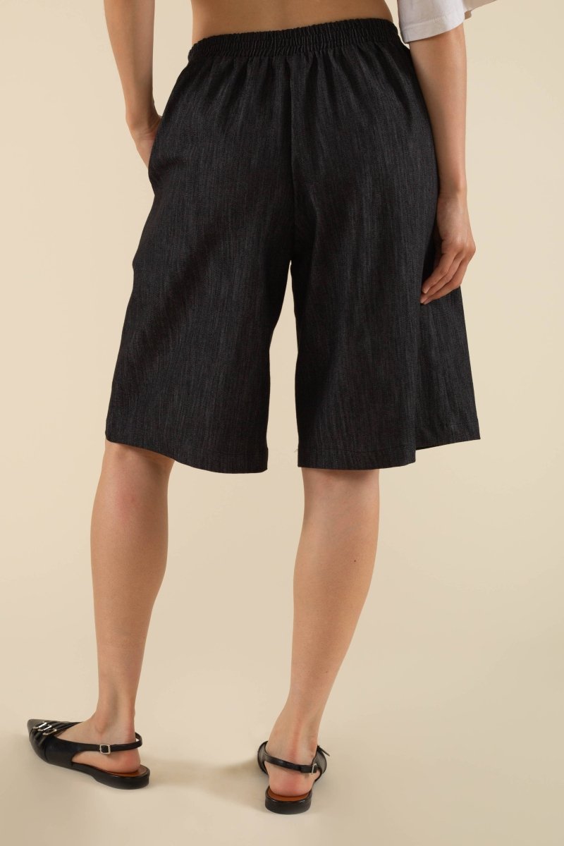 Short Denim Sawtelle Noir NLT - Ex - voto