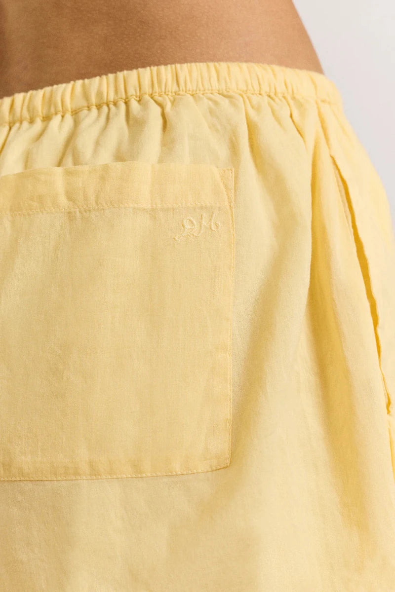 Short Maura Jaune Beurre Damson Madder - Ex - voto