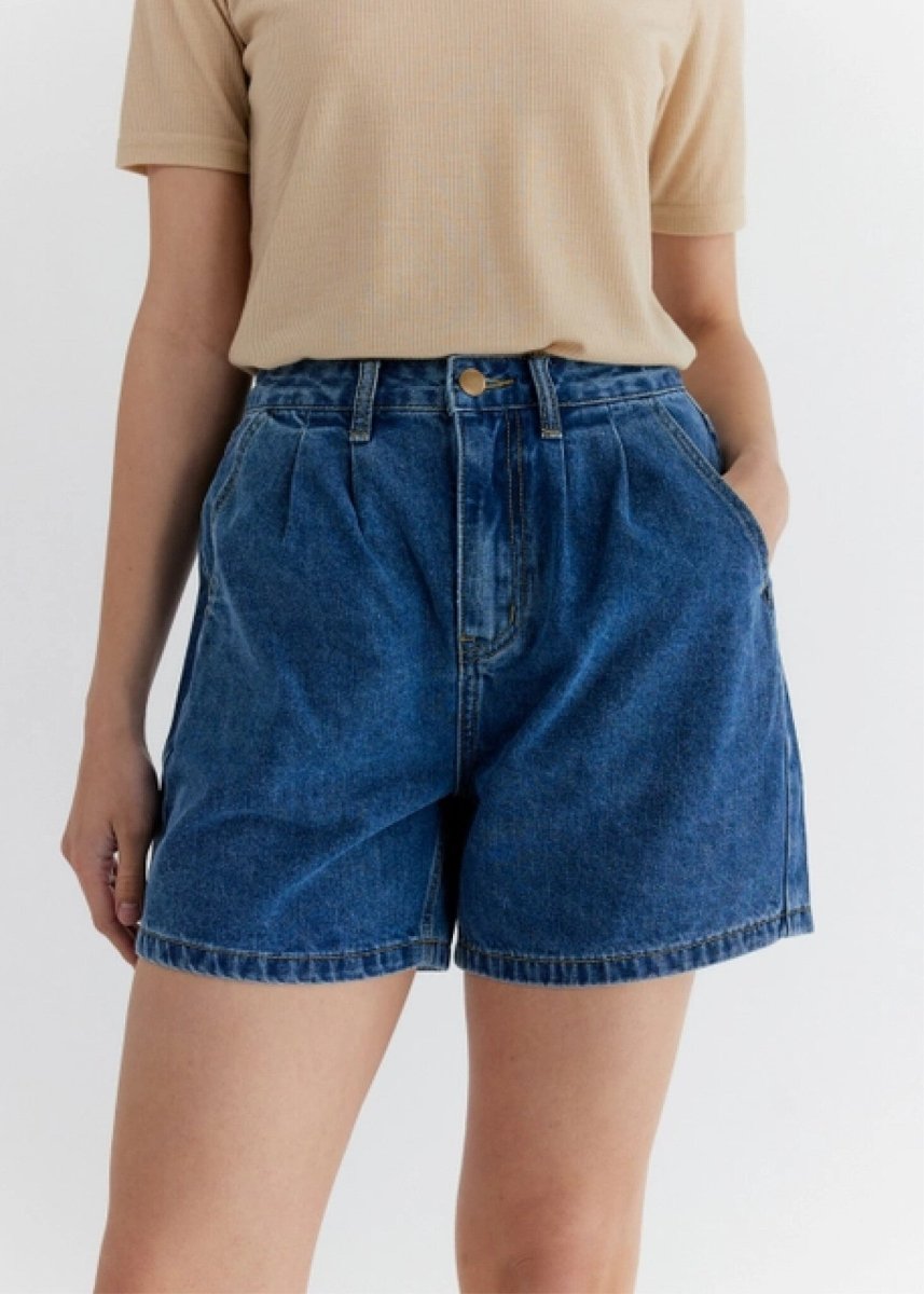 Short Naomi Mod Ref (Denim bleu ou noir) SOLDE - Vente Finale - Ex - voto