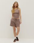 Short Rayé Chloé Dégradé Brun Kuwalla - Ex - voto