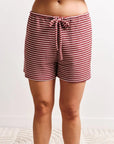 Short Rayé Chloé Dégradé Rouge Kuwalla - Ex - voto