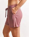 Short Rayé Chloé Dégradé Rouge Kuwalla - Ex - voto