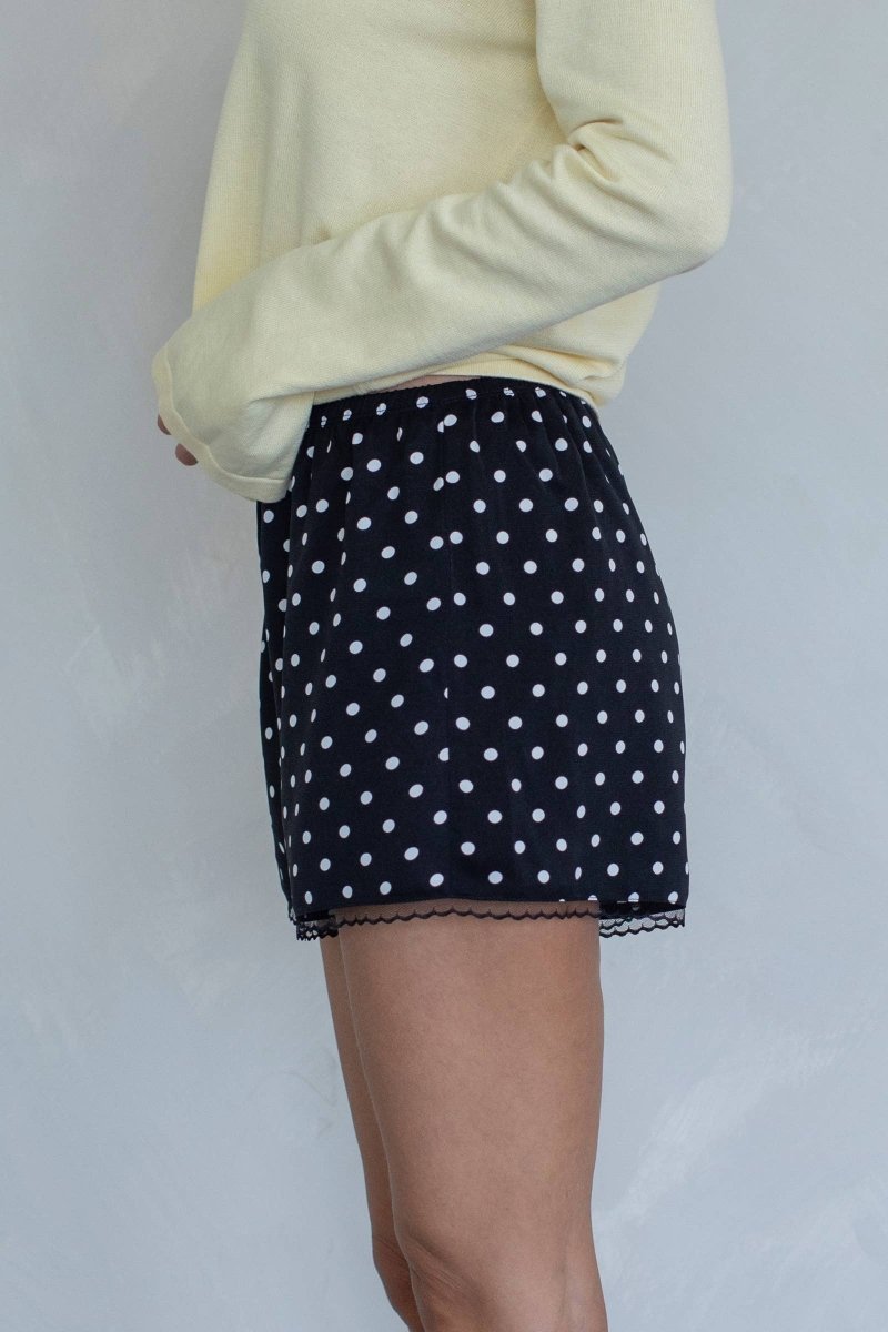 Shorts en Satin Polka Dots Things Between - Ex - voto