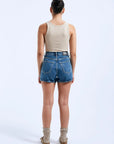Shorts Nora Dr Denim Mid Retro - Ex - voto