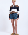 Shorts Nora Dr Denim Mid Retro - Ex - voto