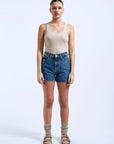 Shorts Nora Dr Denim Mid Retro - Ex - voto