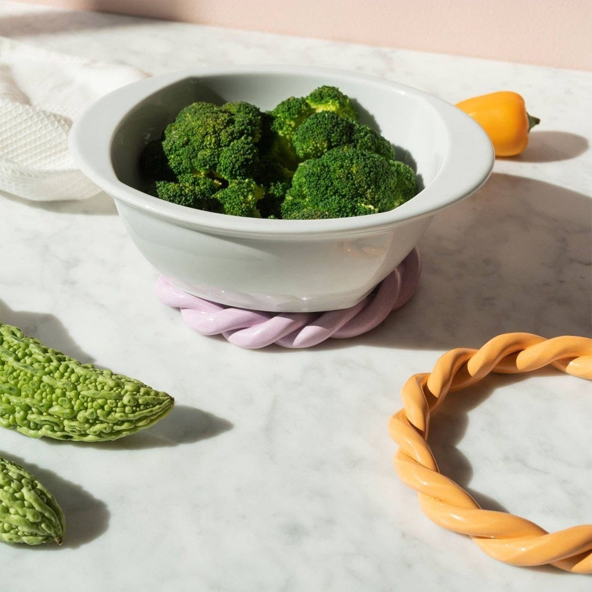 Sous - Plat Tressé Sicilia Octaveo - Ex - voto