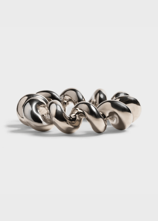 Sous - Plat Twist Argent &k - Ex - voto