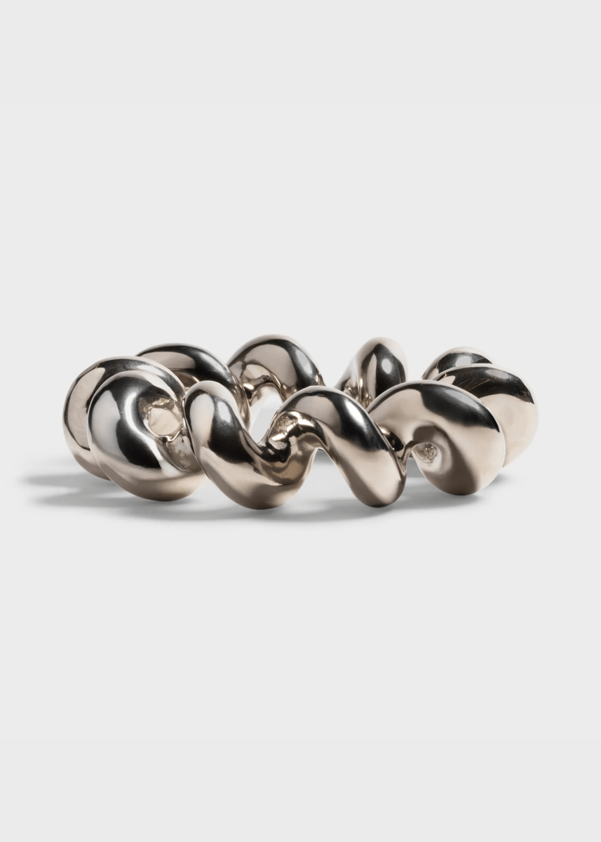 Sous - Plat Twist Argent &k - Ex - voto