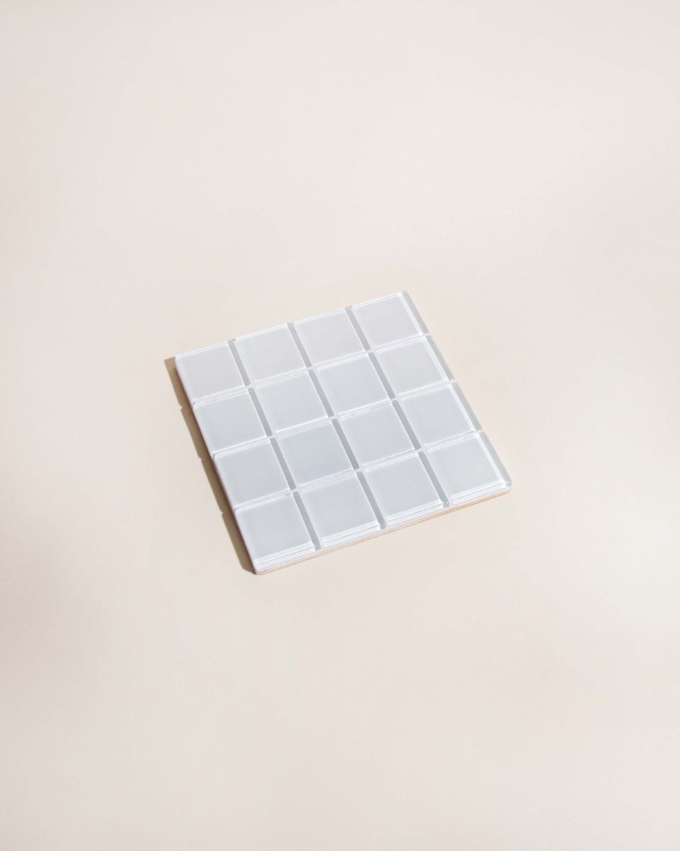 Sous - Verre Tuiles Blanc Subtle Art Studios - Ex - voto