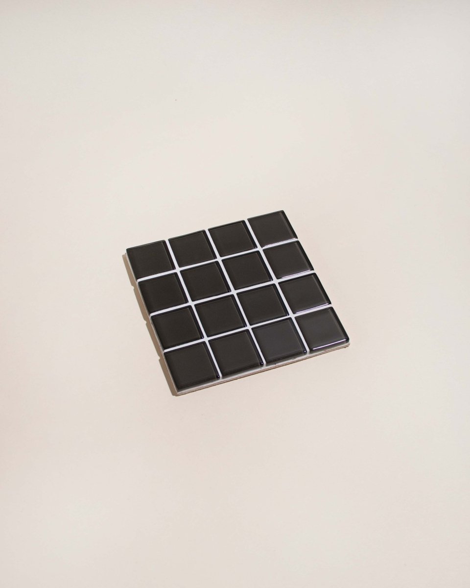 Sous - Verre Tuiles Noir Subtle Art Studios - Ex - voto