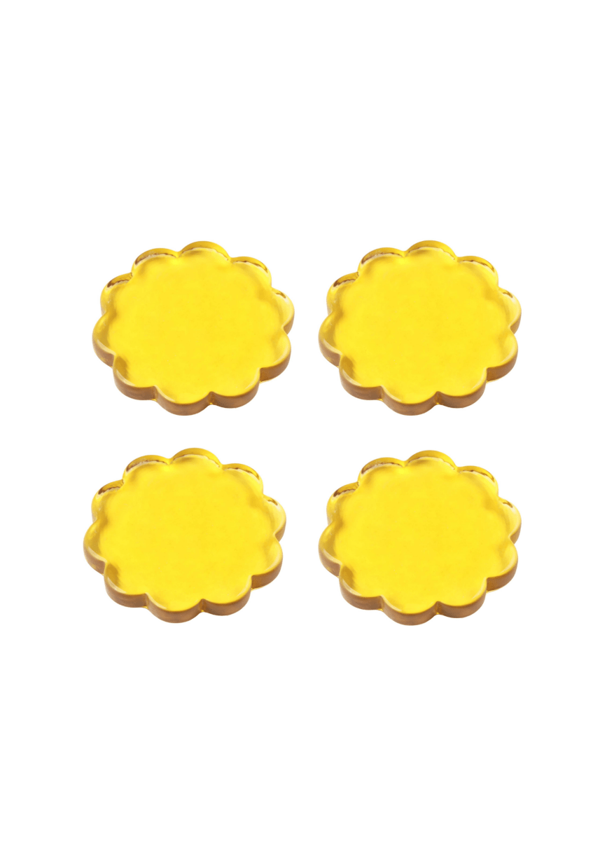 Sous - Verres Daisy Ambres Rosha L. (Ensemble de 4) - Ex - voto