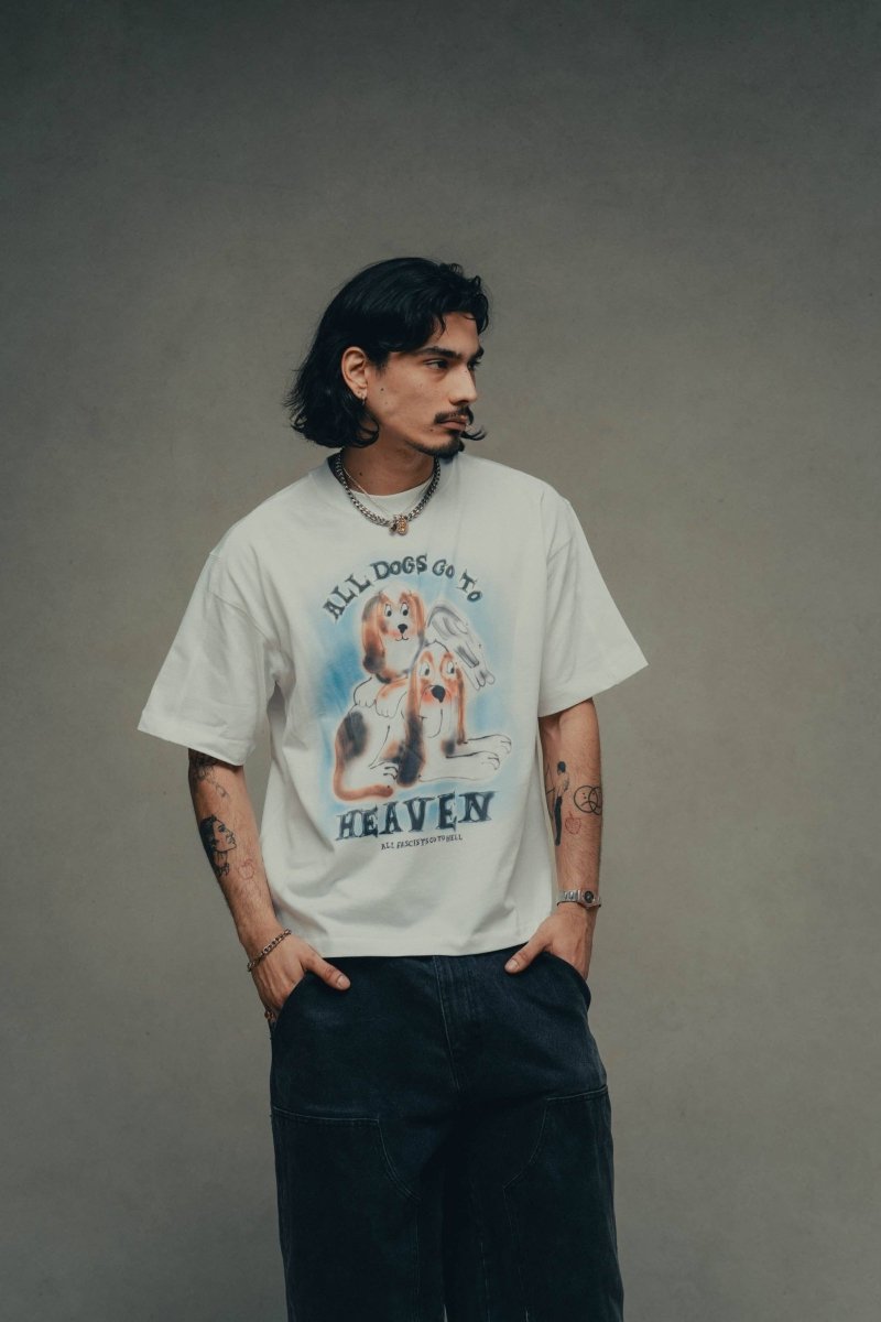 T-Shirt All Dogs Go To Heaven CHNGE - Ex-voto