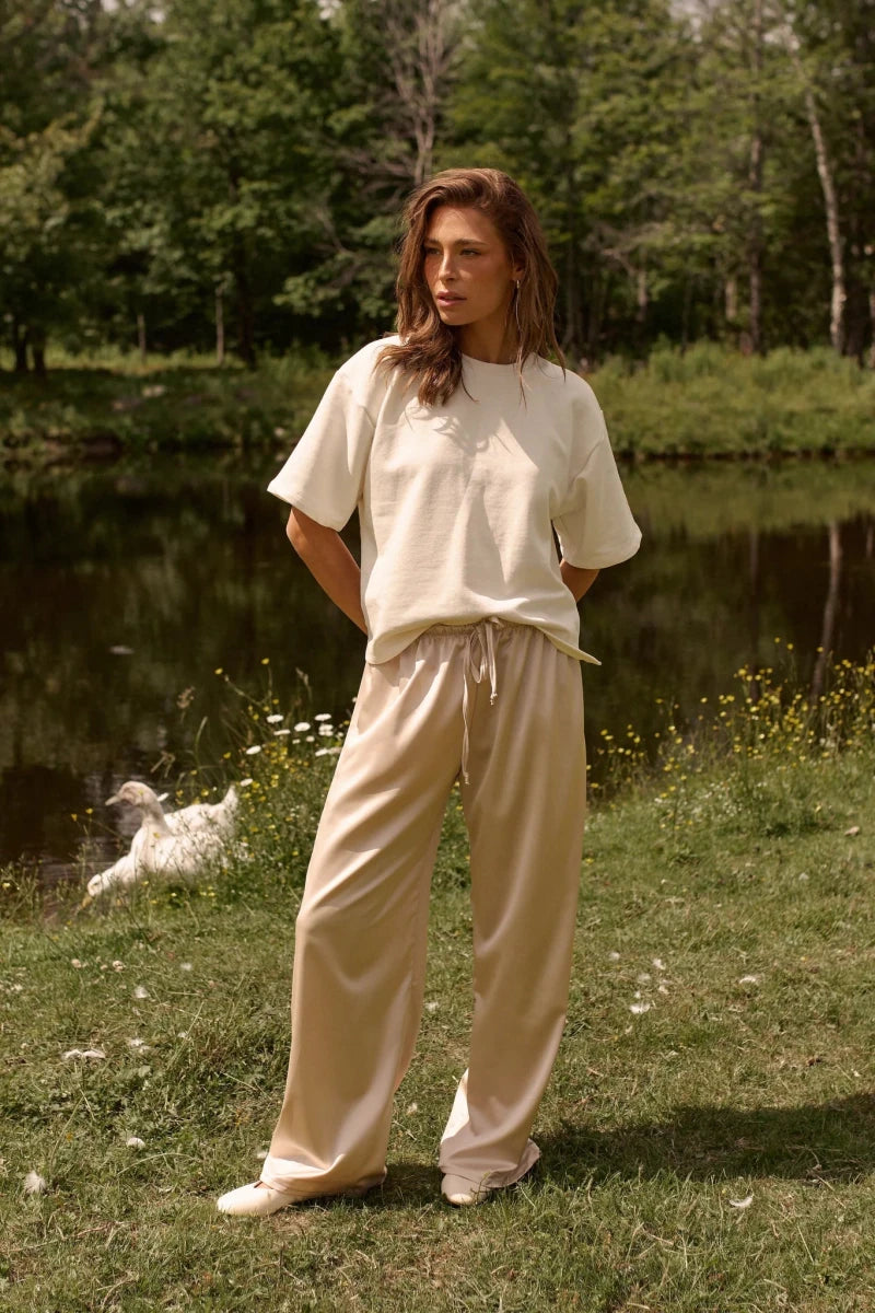 T-shirt Anaé Crème Dailystory - Ex-voto
