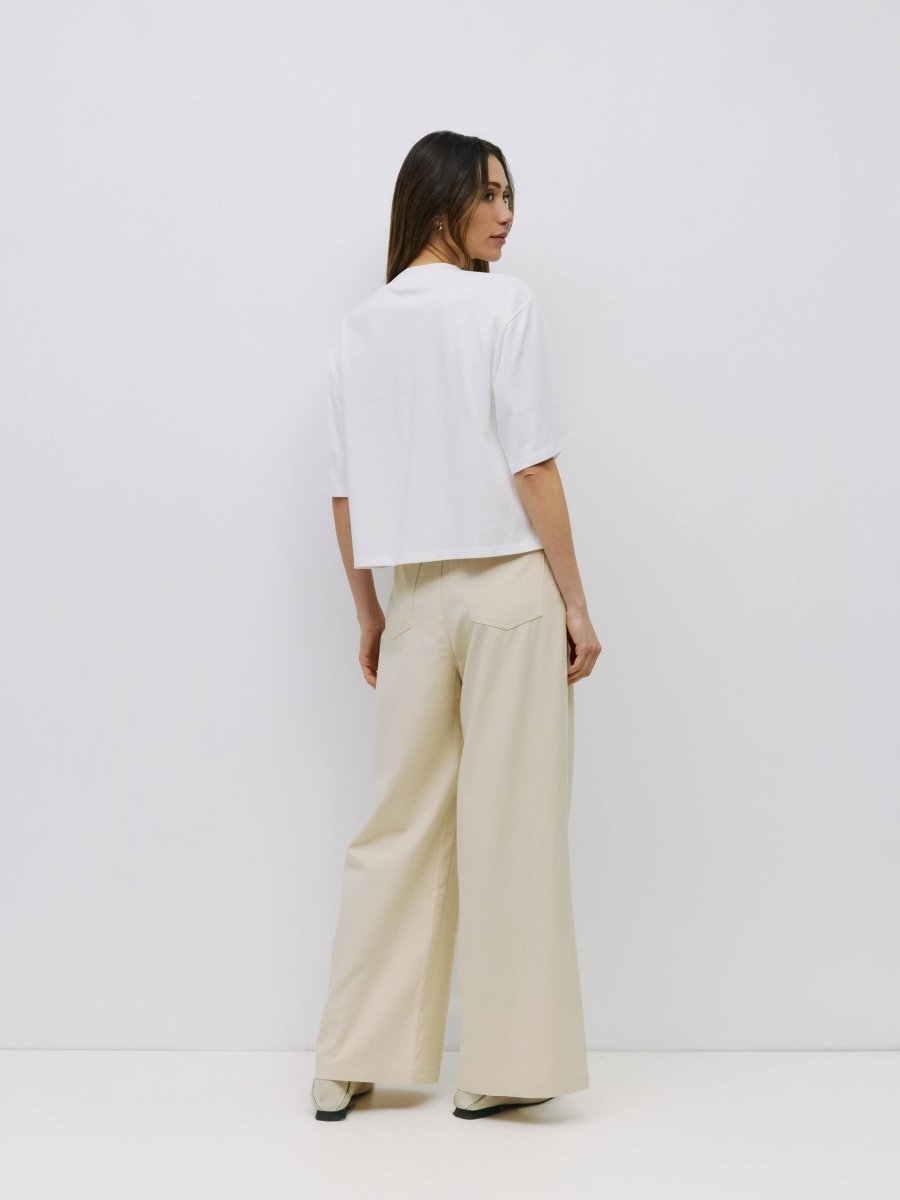 T-Shirt Daphné Blanc Mod Ref - Ex - voto