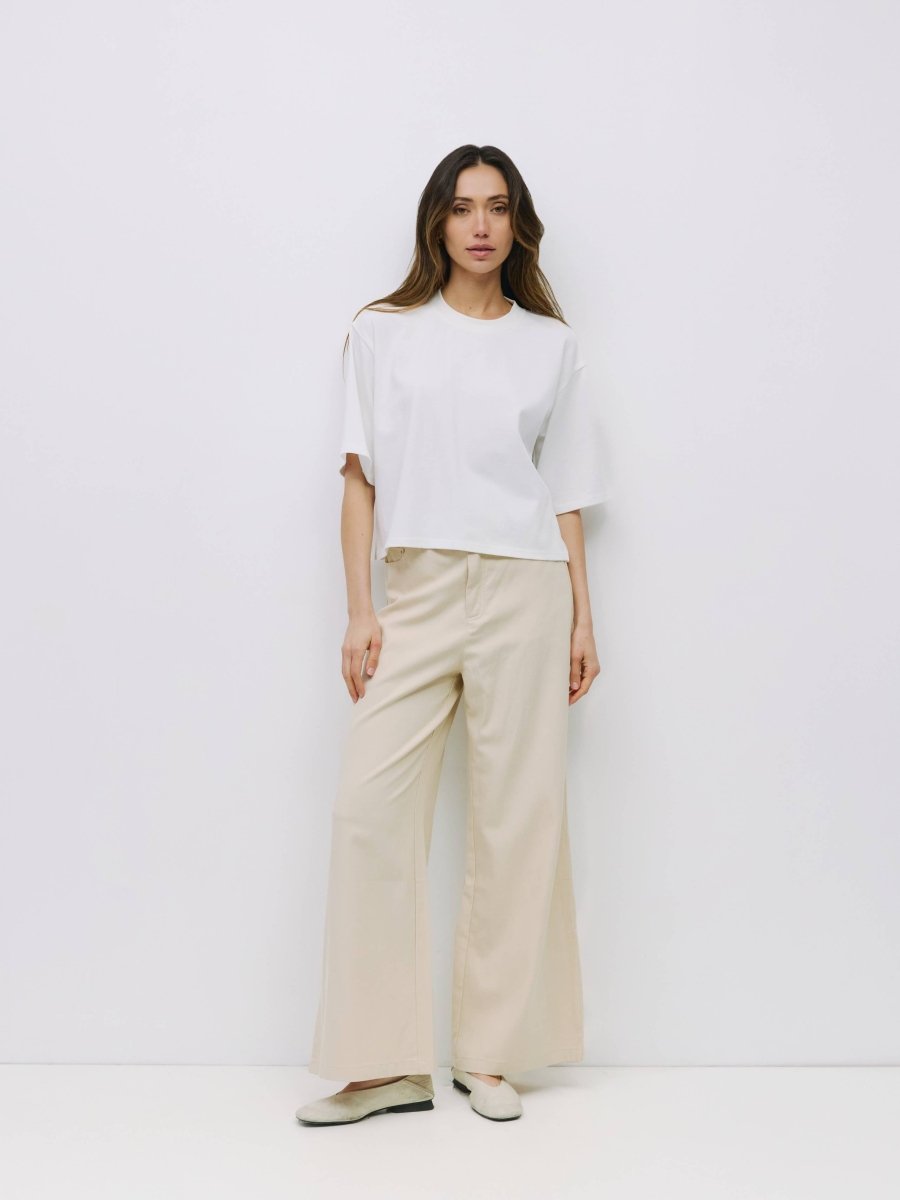 T-Shirt Daphné Blanc Mod Ref - Ex - voto