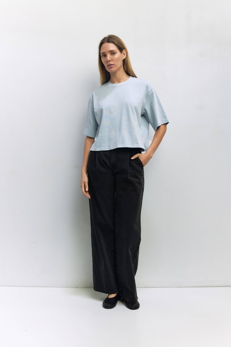 T-Shirt Daphné Bleu Pâle Mod Ref - Ex - voto