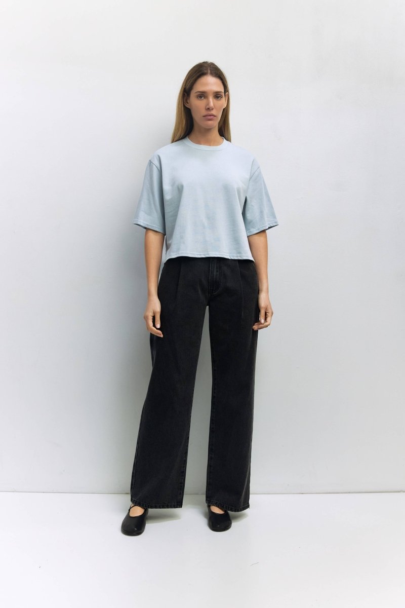 T-Shirt Daphné Bleu Pâle Mod Ref - Ex - voto