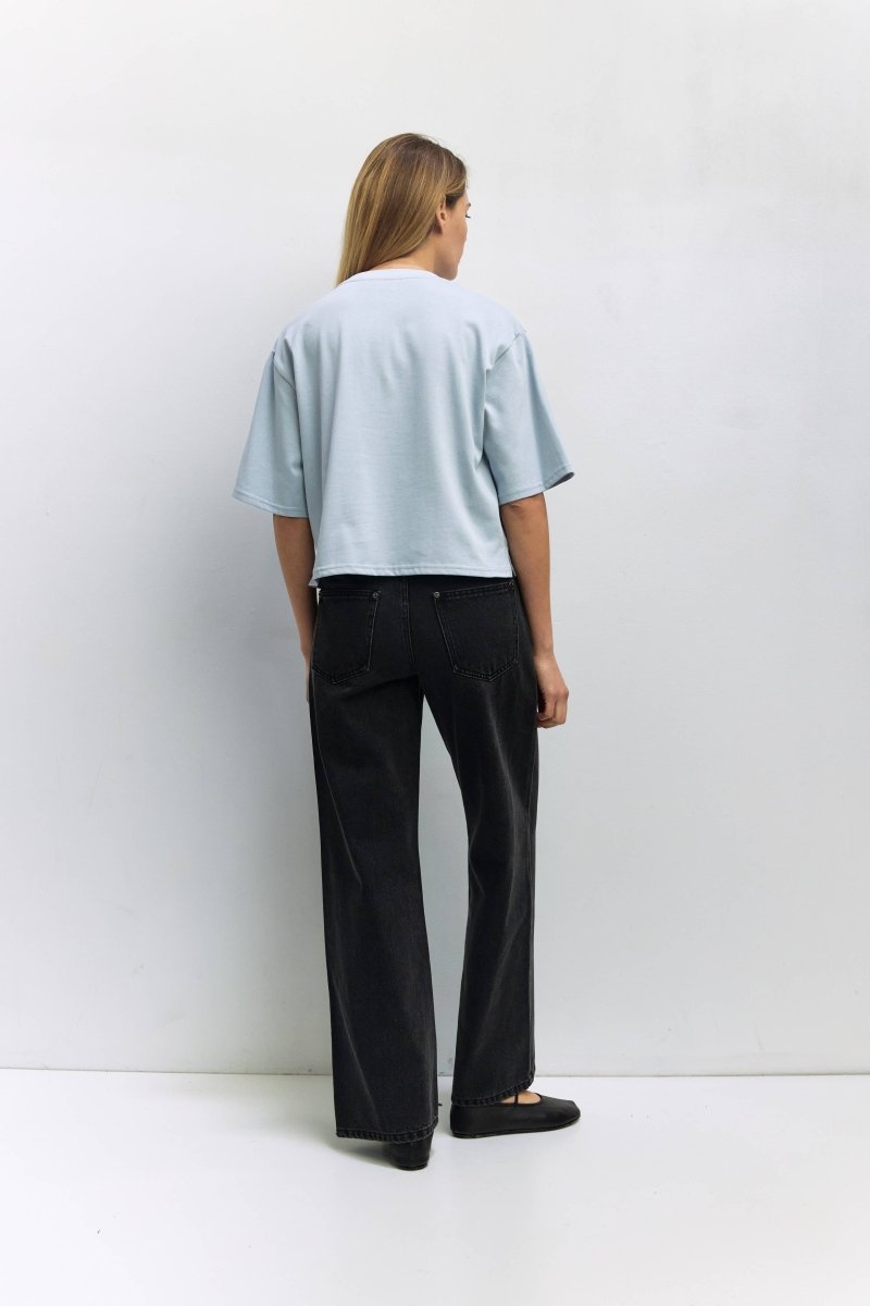 T-Shirt Daphné Bleu Pâle Mod Ref - Ex - voto