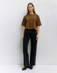 T-Shirt Daphné Brun Mod Ref - Ex - voto