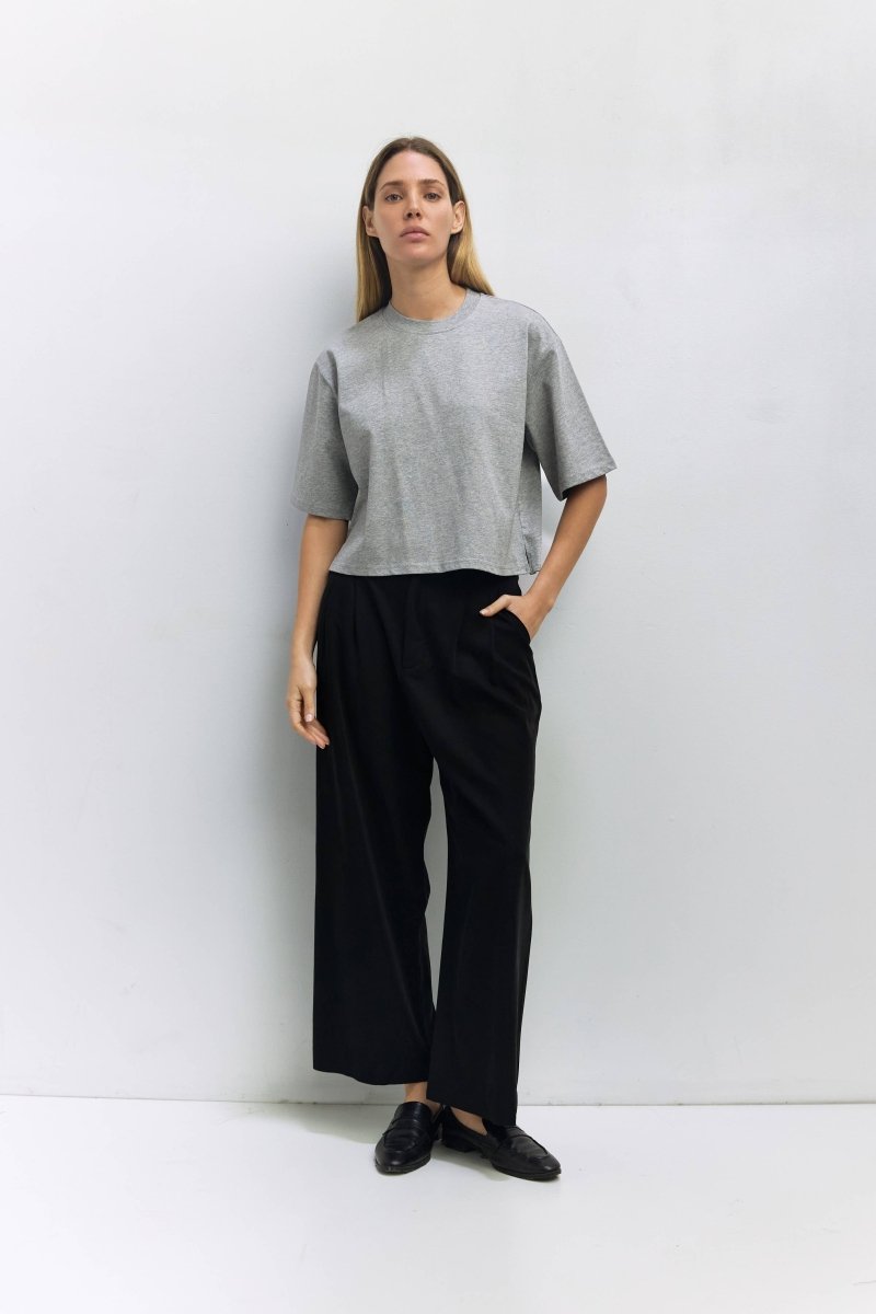 T-Shirt Daphné Gris Mod Ref - Ex - voto